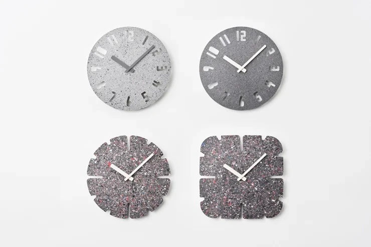 世界にひとつのリサイクル壁掛け時計