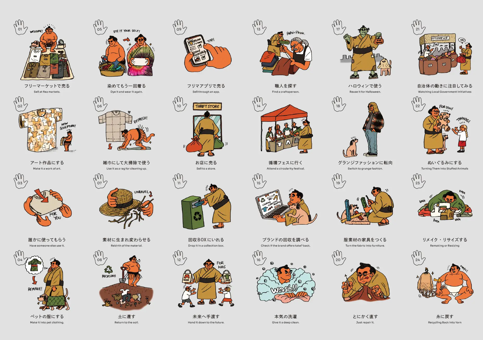 ついに、服の決まり手が82個公開!